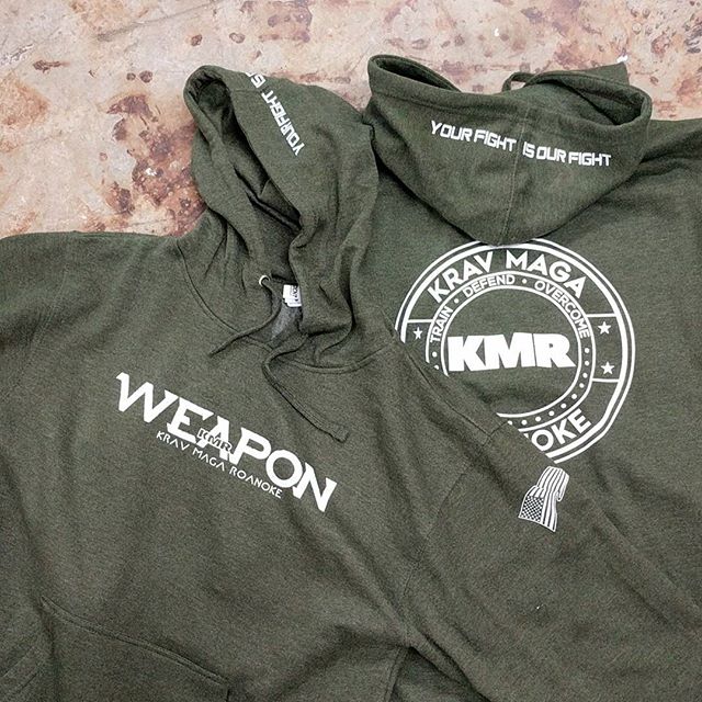 Krav Maga Roanoke hoodies! Front, back, arm & hood print! #kravmaga # ...